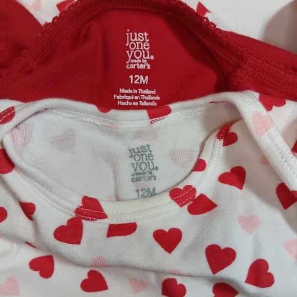 Just One You by Carters Matching Bodysuit Dress and Cardigan, 12M - Picture 4 of 4